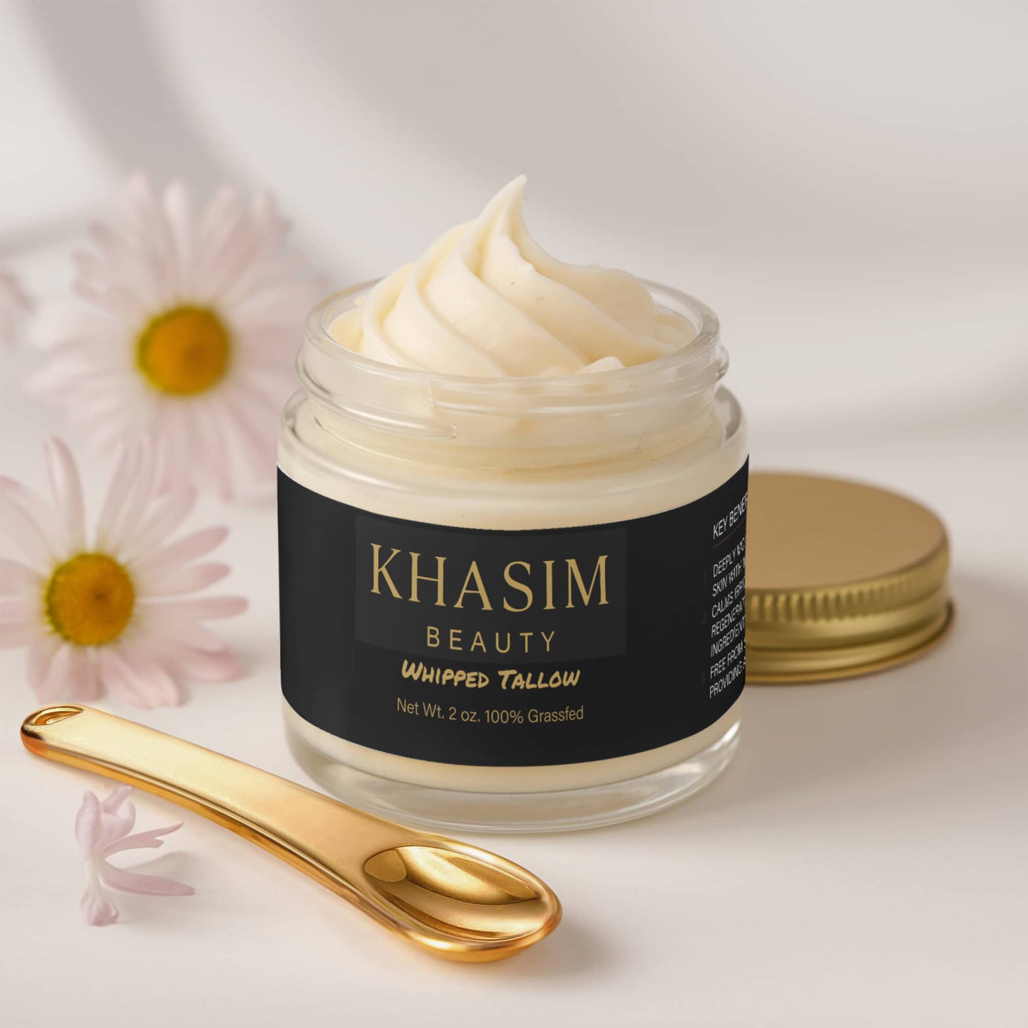 Whipped Grass-Fed Tallow Balm with Vanilla Bean
