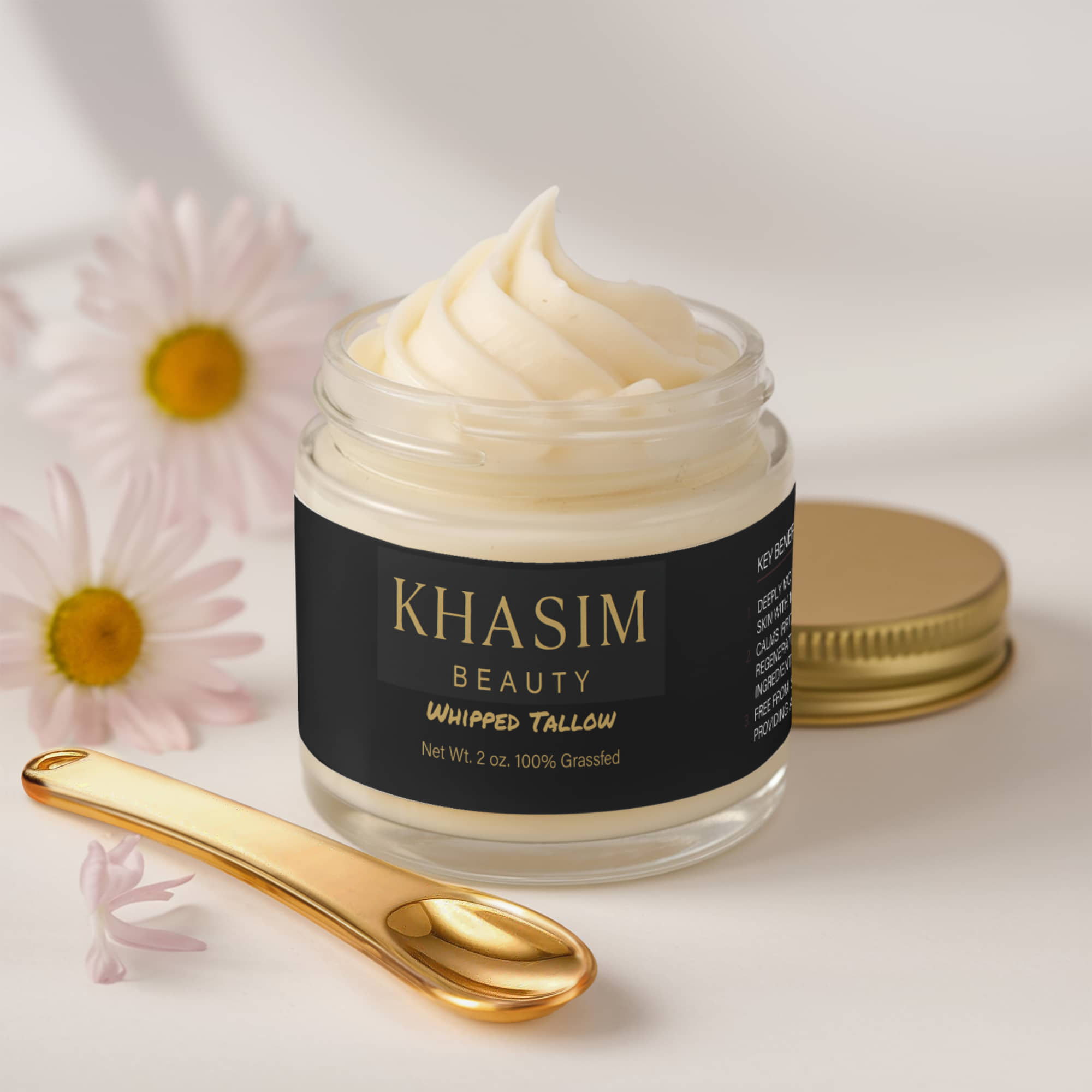 Whipped Grass-Fed Tallow Balm with Vanilla Bean