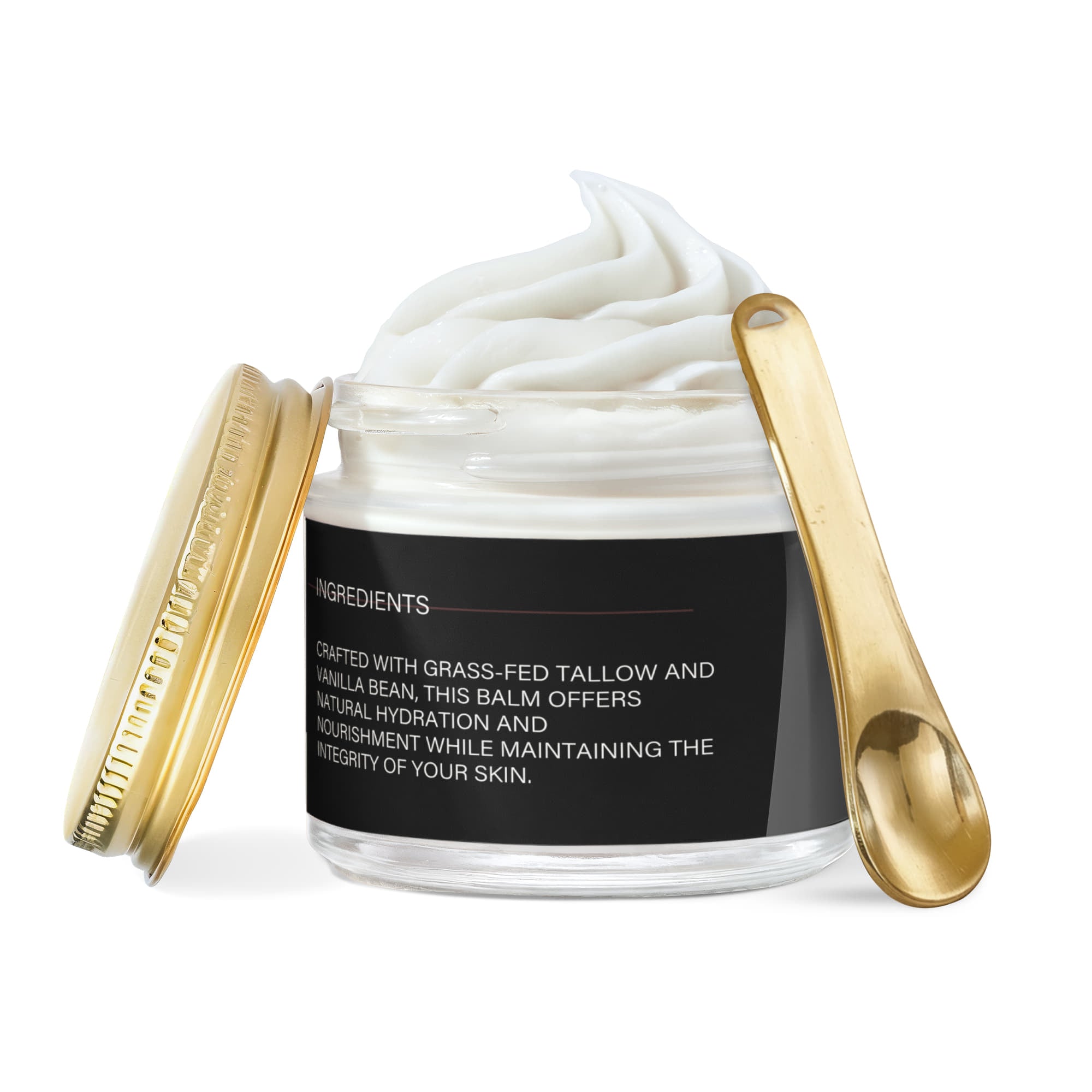 Whipped Grass-Fed Tallow Balm with Vanilla Bean